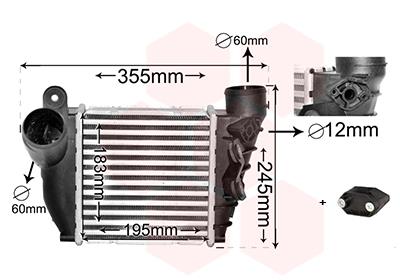 Ψυγείο αέρα υπερπλήρωσης VAN WEZEL 58004200