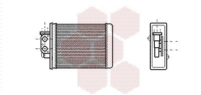 Εναλλάκτης θερμότητας, θέρμανση  VAN WEZEL 27006067