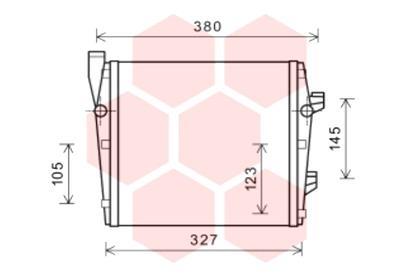 Ψυγείο, ψύξη κινητήρα VAN WEZEL 74002066