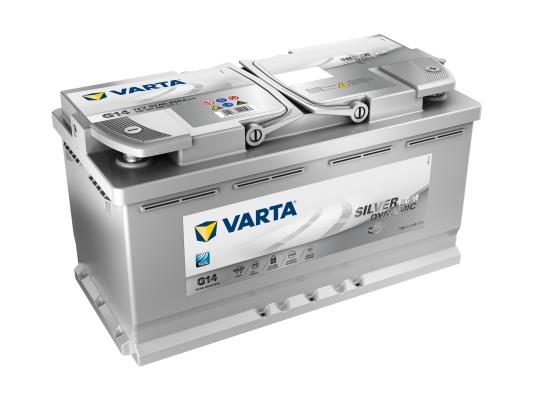 VARTA SILVER dynamic AGM  ΔΕΞ. ΜΠΑΤΑΡΙΕΣ G14 (95Ah/850A) 353x175x190mm