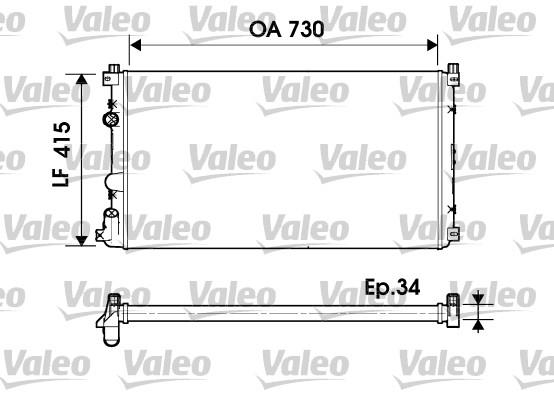 Ψυγείο, ψύξη κινητήρα VALEO 732918