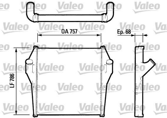 Ψυγείο αέρα υπερπλήρωσης VALEO 816730