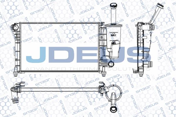 Ψυγείο, ψύξη κινητήρα JDEUS RA0111030