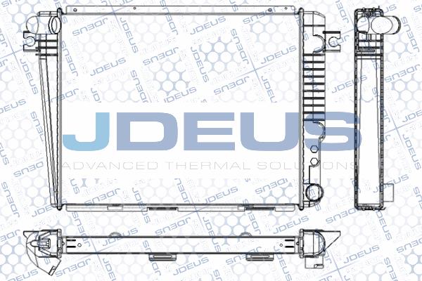 Ψυγείο, ψύξη κινητήρα JDEUS RA0050110