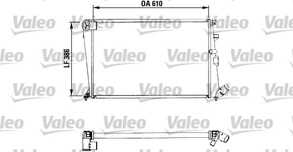 Ψυγείο, ψύξη κινητήρα VALEO 730961