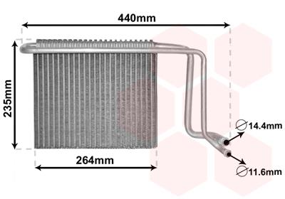 Εξαεριωτής, σύστημα κλιματισμού VAN WEZEL 3000V563