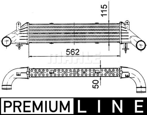 Ψυγείο αέρα υπερπλήρωσης BEHR CI107000P