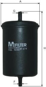 Φίλτρο καυσίμου MFILTER BF674