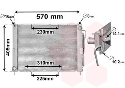 Μονάδα ψύξης VAN WEZEL 1300M369