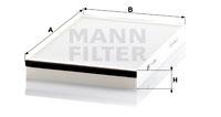 Φίλτρο αέρα εσωτερικού χώρου MANN-FILTER CU3054