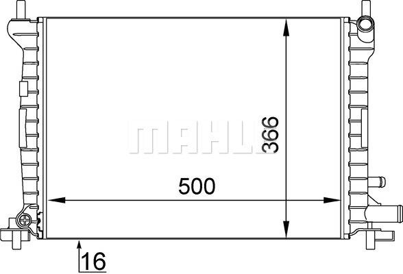 Ψυγείο, ψύξη κινητήρα BEHR CR375000S