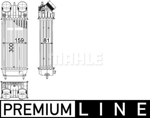 Ψυγείο αέρα υπερπλήρωσης BEHR CI418000P