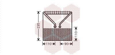 Εξαεριωτής, σύστημα κλιματισμού VAN WEZEL 3700V414