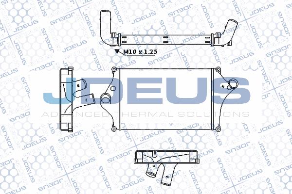 Ψυγείο αέρα υπερπλήρωσης JDEUS RA8180171