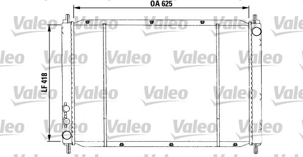 Ψυγείο, ψύξη κινητήρα VALEO 730591