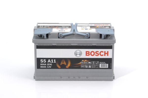 BOSCH ΜΠΑΤΑΡΙΑ S5 AGM START-STOP  BLACK LINE (80Ah/800A) ΔΕΞ. 315x175x190