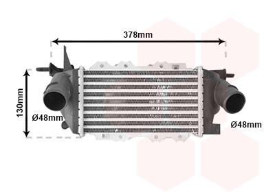 Ψυγείο αέρα υπερπλήρωσης VAN WEZEL 37004269