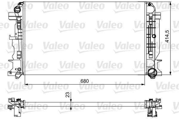 Ψυγείο, ψύξη κινητήρα VALEO 734926