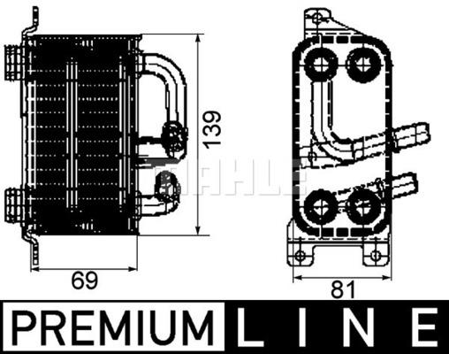 Ψυγείο λαδιού, λάδι κινητήρα BEHR CLC66000P