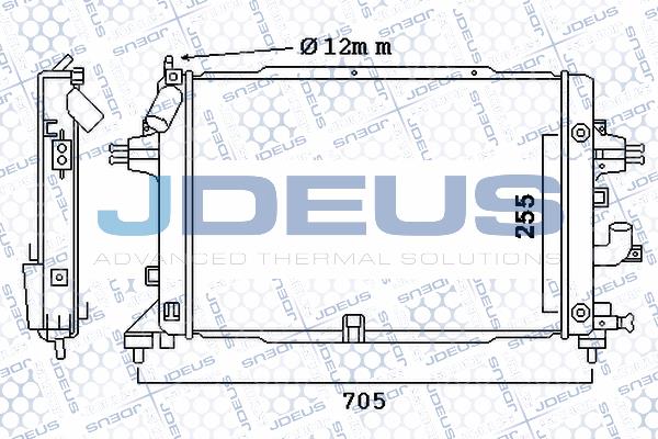 Ψυγείο, ψύξη κινητήρα JDEUS 020M41