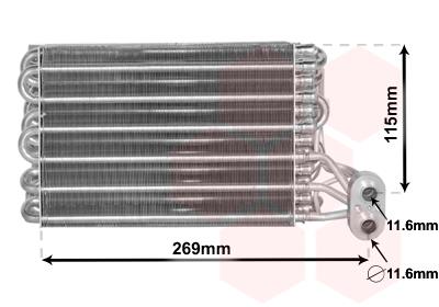 Εξαεριωτής, σύστημα κλιματισμού VAN WEZEL 1700V422