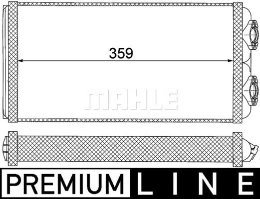 Εναλλάκτης θερμότητας, θέρμανση  BEHR AH1000P