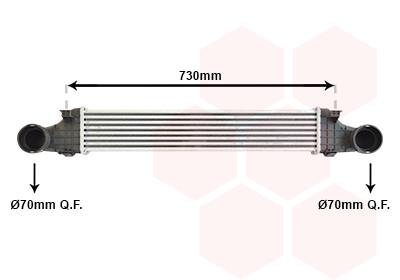 Ψυγείο αέρα υπερπλήρωσης VAN WEZEL 30004410