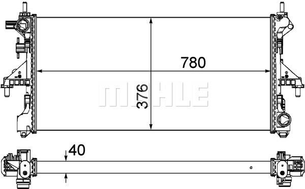 Ψυγείο, ψύξη κινητήρα BEHR CR1034000P