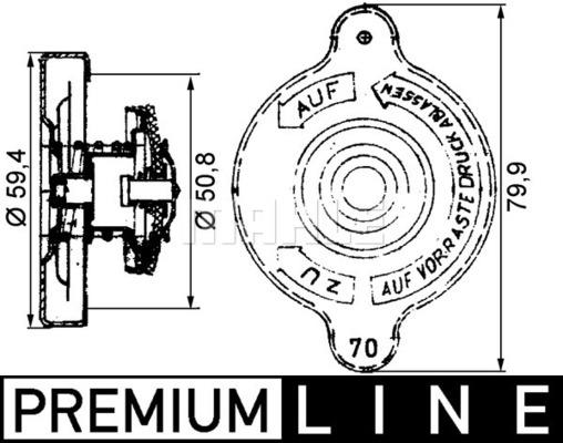 Τάπα κλεισίματος, ψύκτης BEHR CRB15000P