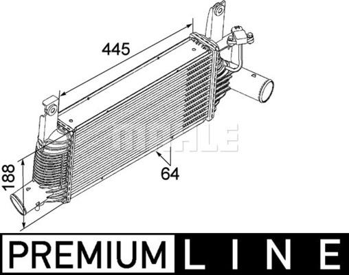 Ψυγείο αέρα υπερπλήρωσης BEHR CI159000P