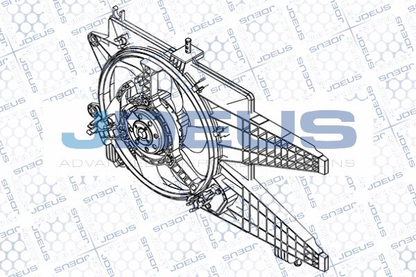 Βεντιλατέρ, ψύξη κινητήρα JDEUS EV851600