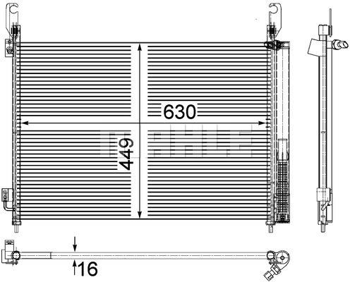 Συμπυκνωτής, σύστ. κλιματισμού BEHR AC588000P