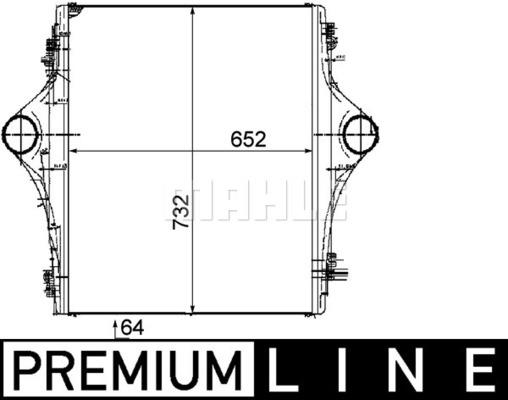 Ψυγείο αέρα υπερπλήρωσης BEHR CI91000P