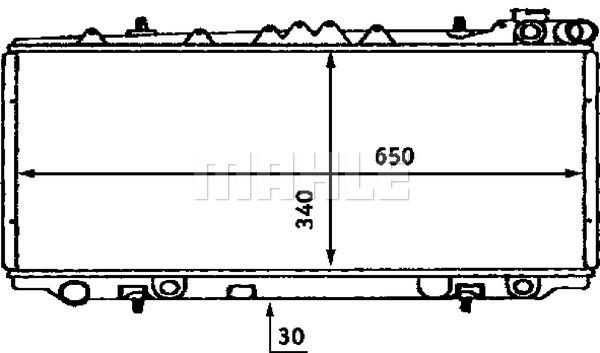 Ψυγείο, ψύξη κινητήρα BEHR CR436000S