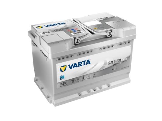 VARTA (νέος κωδικός Α7) SILVER dynamic AGM  ΔΕΞ. ΜΠΑΤΑΡΙΕΣ E39 (70Ah/760A) 278x175x190mm