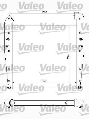 Ψυγείο αέρα υπερπλήρωσης VALEO 817772