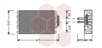 Εξαεριωτής, σύστημα κλιματισμού VAN WEZEL 3000V008