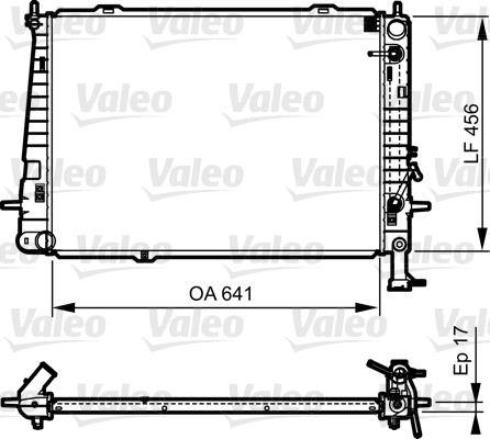 Ψυγείο, ψύξη κινητήρα VALEO 735563