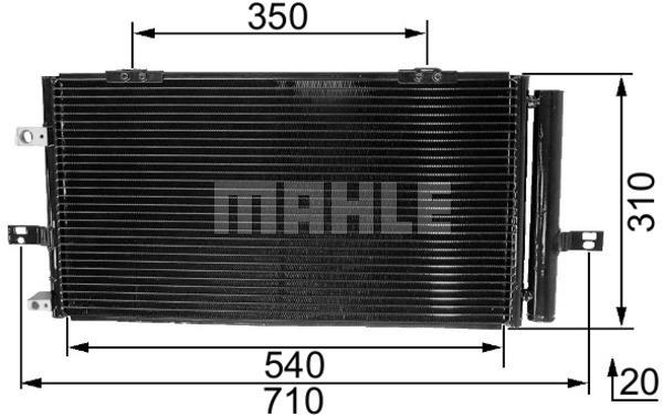 Συμπυκνωτής, σύστ. κλιματισμού BEHR AC230000S