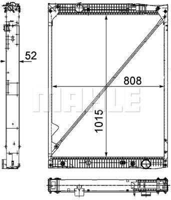 Ψυγείο, ψύξη κινητήρα BEHR CR1174000P