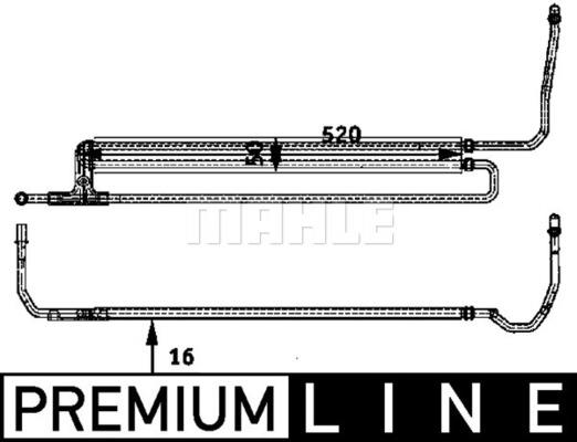 Ψυγείο λαδιού, τιμόνι BEHR CLC54000P