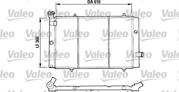 Ψυγείο, ψύξη κινητήρα VALEO 730015