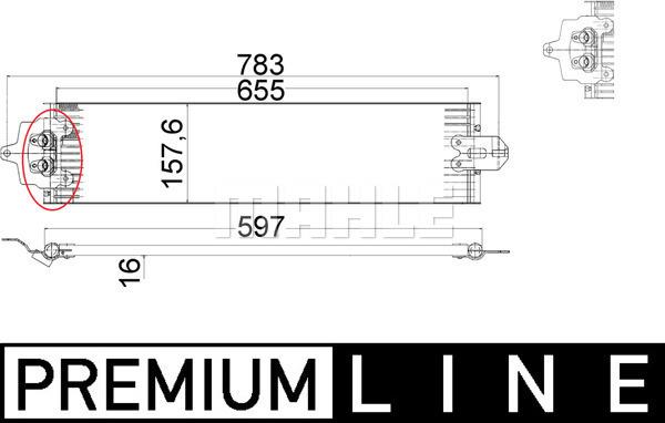 Ψυγείο λαδιού, αυτόμ. κιβ. ταχυτ BEHR CLC49000P