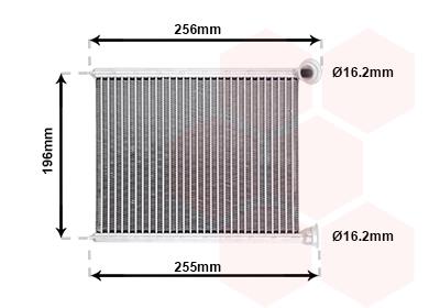 Εναλλάκτης θερμότητας, θέρμανση  VAN WEZEL 40006366