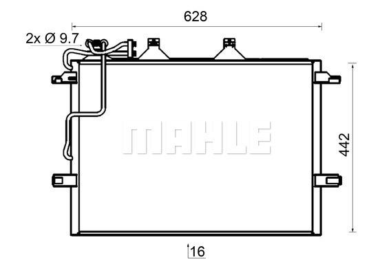 Συμπυκνωτής, σύστ. κλιματισμού BEHR AC318000S