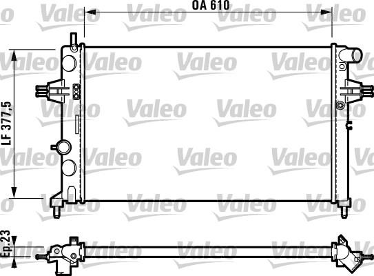 Ψυγείο, ψύξη κινητήρα VALEO 732729