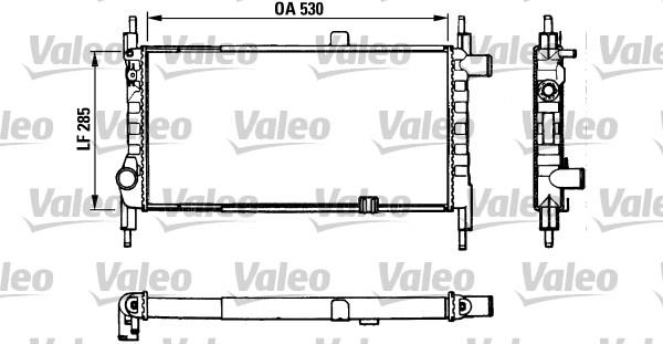 Ψυγείο, ψύξη κινητήρα VALEO 883857