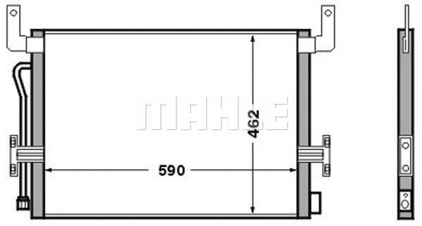 Συμπυκνωτής, σύστ. κλιματισμού BEHR AC524000S