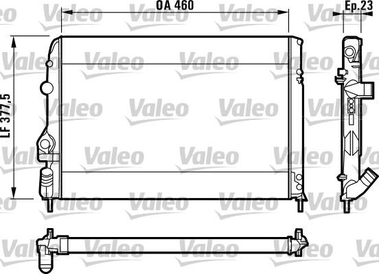 Ψυγείο, ψύξη κινητήρα VALEO 732559