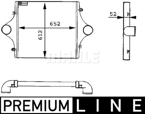 Ψυγείο αέρα υπερπλήρωσης BEHR CI92000P